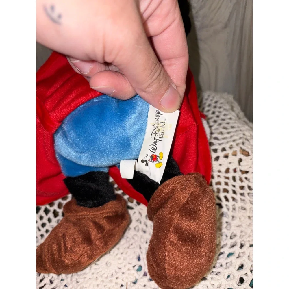 Disney Sorcerer Mickey Mouse Plush Fantasia Wizard Walt Disney World